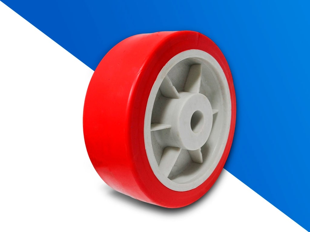 Rueda de nylon y poliuretano