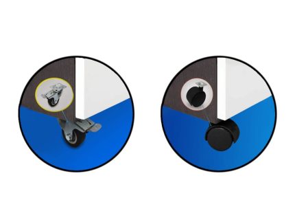 Ruedas con freno para mueble de hogar y oficina flexelo